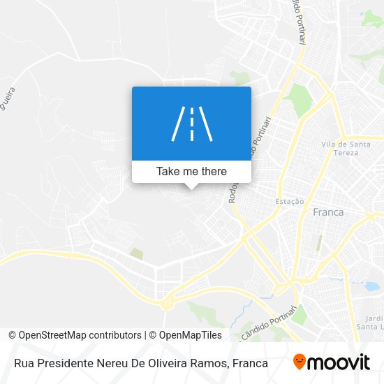 Rua Presidente Nereu De Oliveira Ramos map