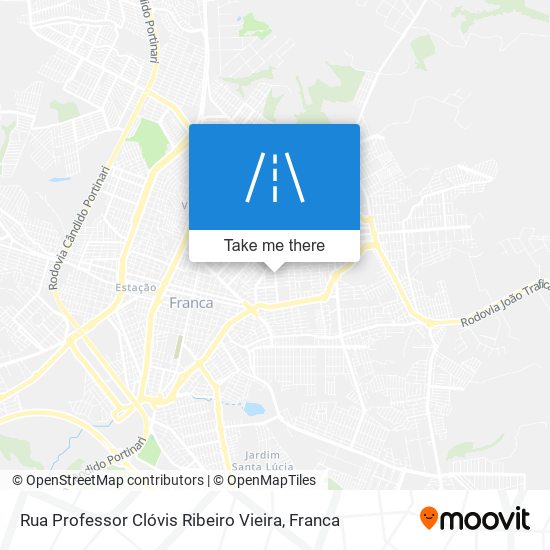 Rua Professor Clóvis Ribeiro Vieira map