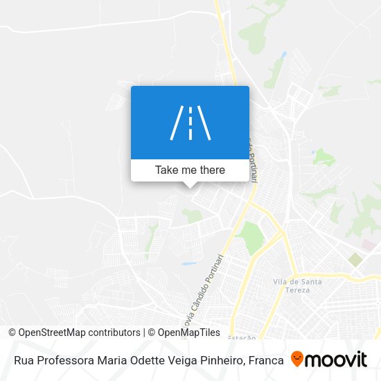 Rua Professora Maria Odette Veiga Pinheiro map