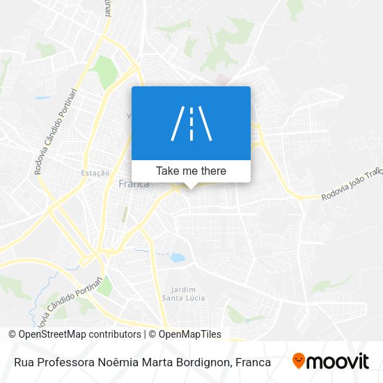 Rua Professora Noêmia Marta Bordignon map