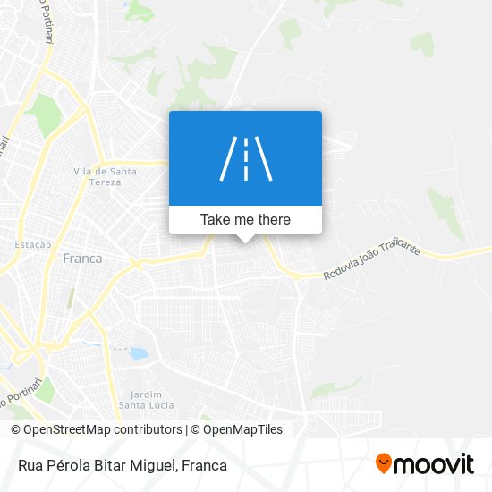 Mapa Rua Pérola Bitar Miguel