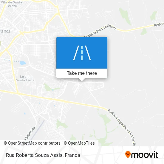 Rua Roberta Souza Assis map