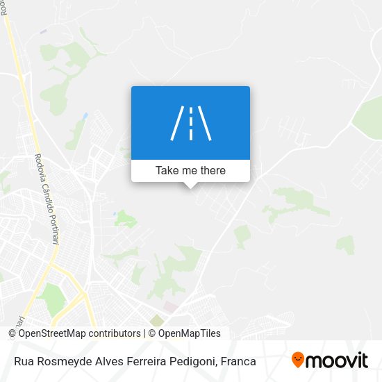 Rua Rosmeyde Alves Ferreira Pedigoni map