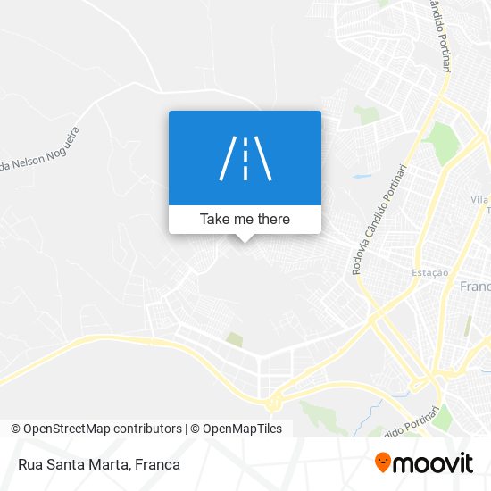 Rua Santa Marta map