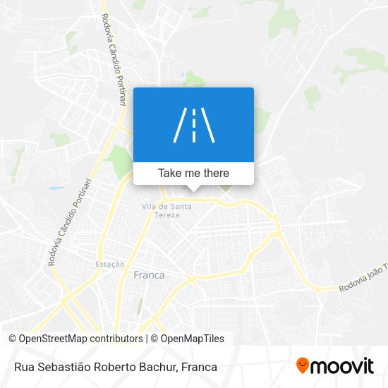 Rua Sebastião Roberto Bachur map
