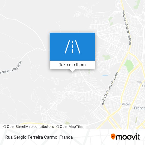 Mapa Rua Sérgio Ferreira Carmo