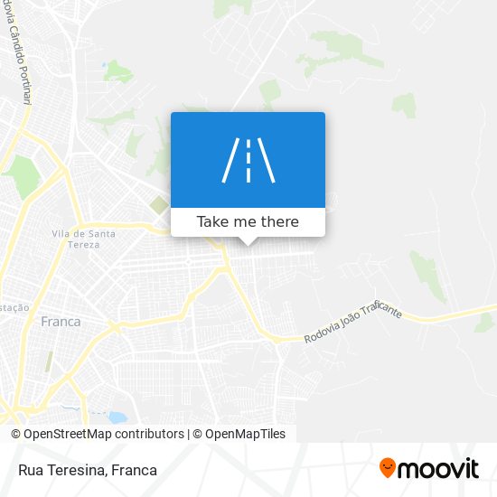 Mapa Rua Teresina