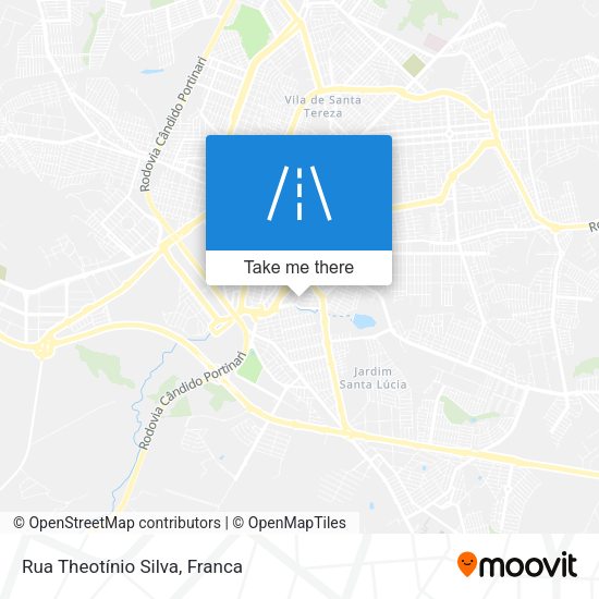 Rua Theotínio Silva map