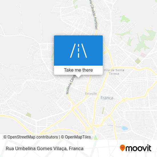Rua Umbelina Gomes Vilaça map