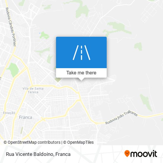 Rua Vicente Baldoíno map