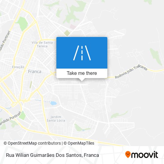 Mapa Rua Wilian Guimarães Dos Santos