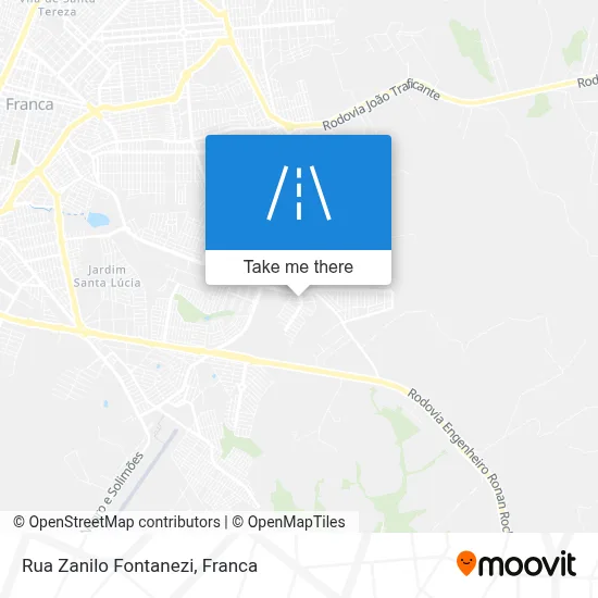 Rua Zanilo Fontanezi map