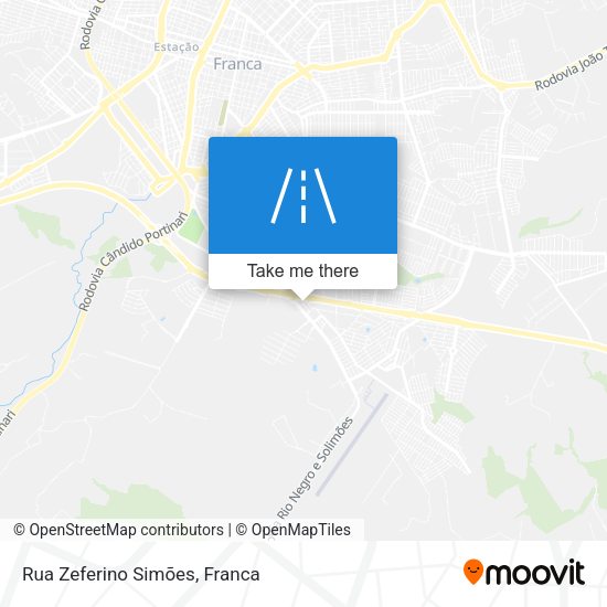 Rua Zeferino Simões map
