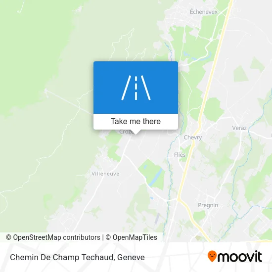 Chemin De Champ Techaud map
