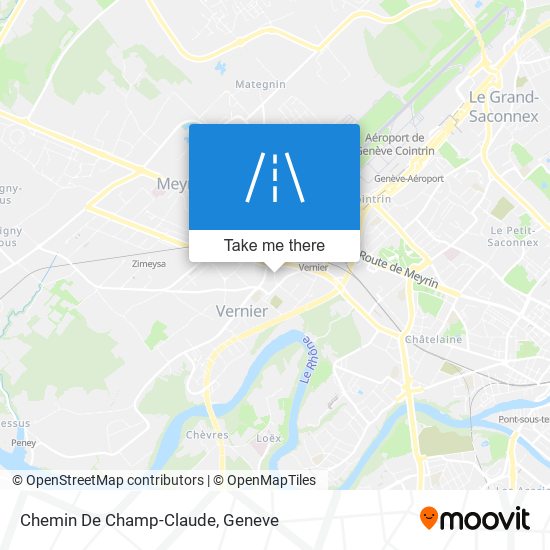 Chemin De Champ-Claude map