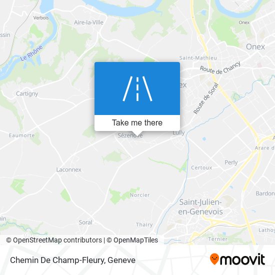 Chemin De Champ-Fleury map