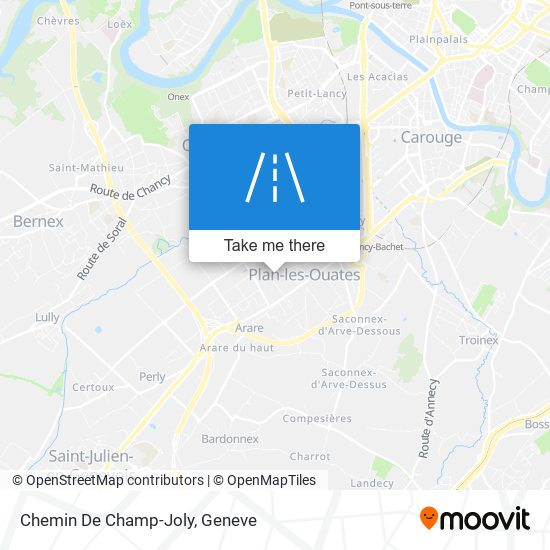 Chemin De Champ-Joly map
