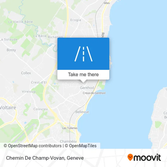 Chemin De Champ-Vovan map