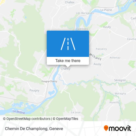Chemin De Champlong map