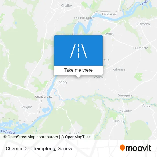 Chemin De Champlong map