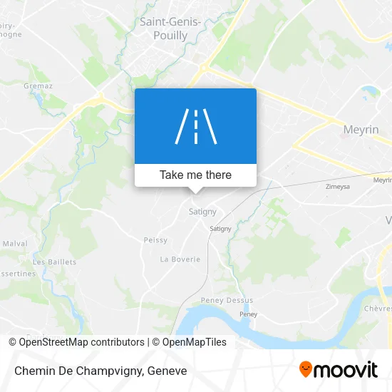 Chemin De Champvigny map