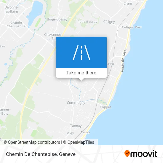 Chemin De Chantebise map