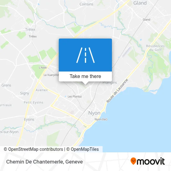 Chemin De Chantemerle map