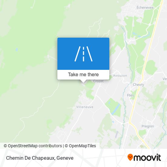 Chemin De Chapeaux map