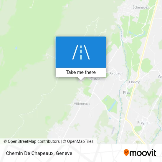 Chemin De Chapeaux map