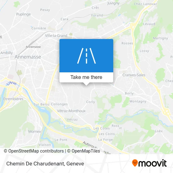 Chemin De Charudenant map