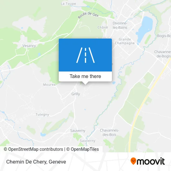 Chemin De Chery map