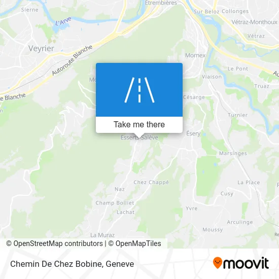 Chemin De Chez Bobine map