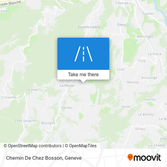 Chemin De Chez Bosson map