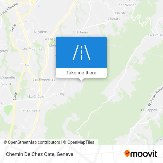 Chemin De Chez Cate map