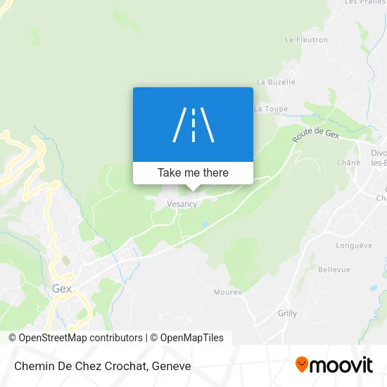 Chemin De Chez Crochat map