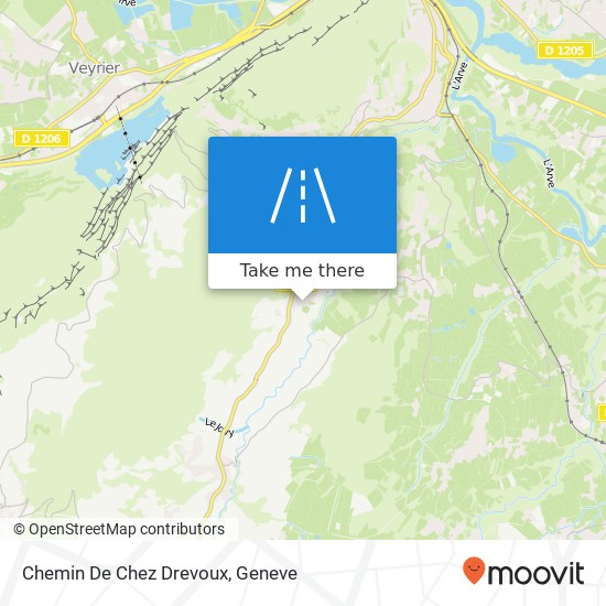 Chemin De Chez Drevoux Karte