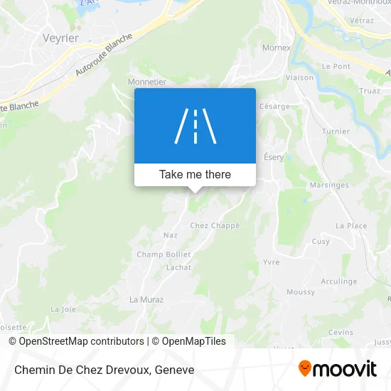 Chemin De Chez Drevoux map