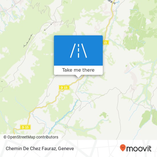 Chemin De Chez Fauraz map