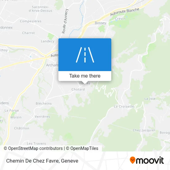 Chemin De Chez Favre map