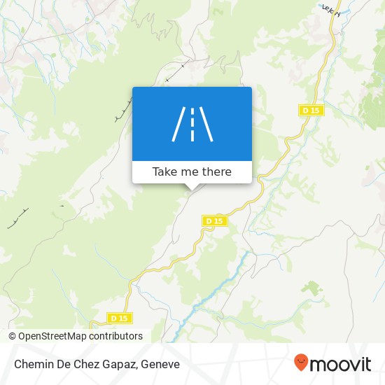 Chemin De Chez Gapaz map