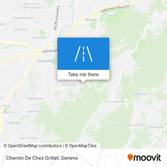 Chemin De Chez Grillet map