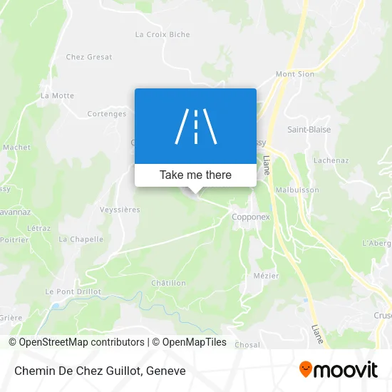 Chemin De Chez Guillot map