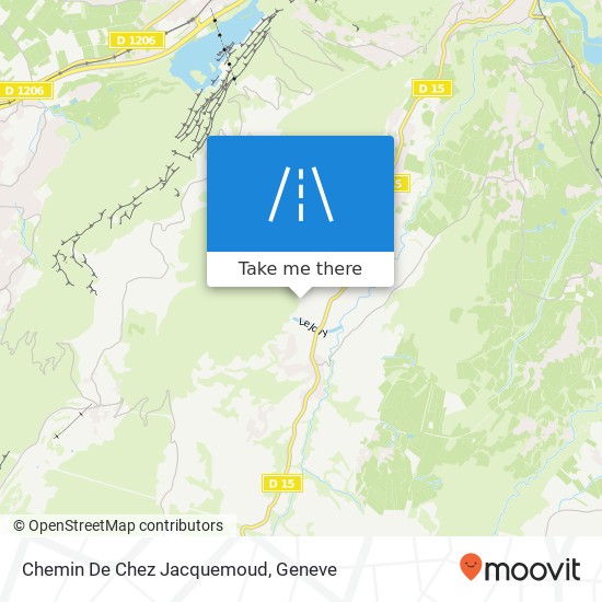 Chemin De Chez Jacquemoud map