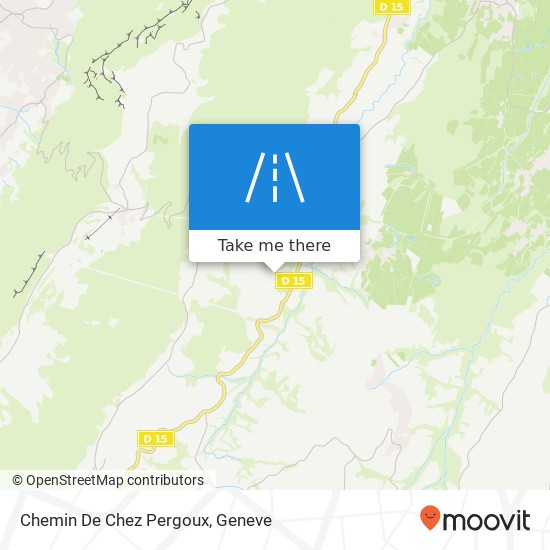 Chemin De Chez Pergoux map