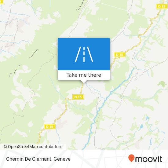 Chemin De Clarnant map