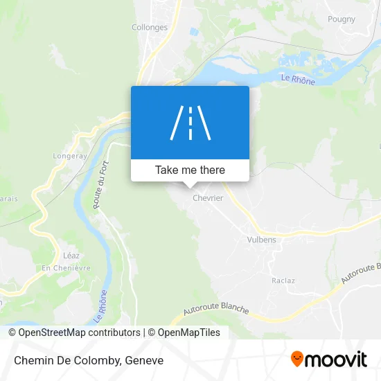 Chemin De Colomby map