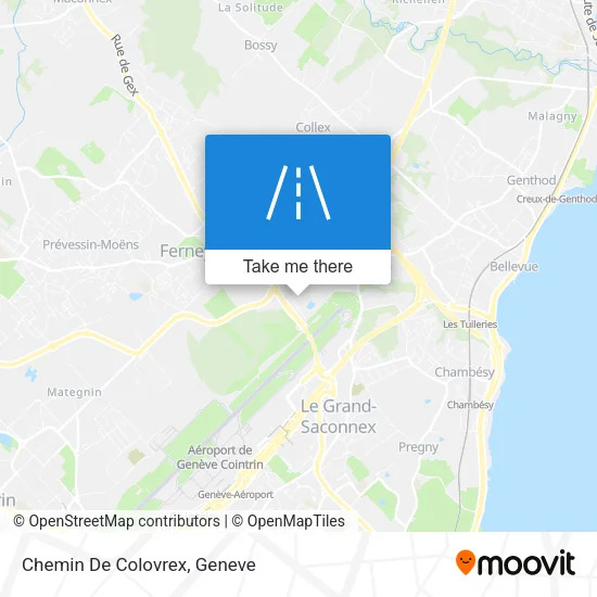 Chemin De Colovrex map