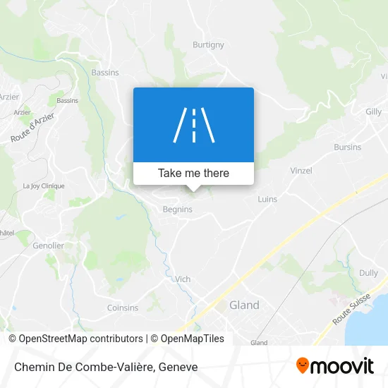 Chemin De Combe-Valière map