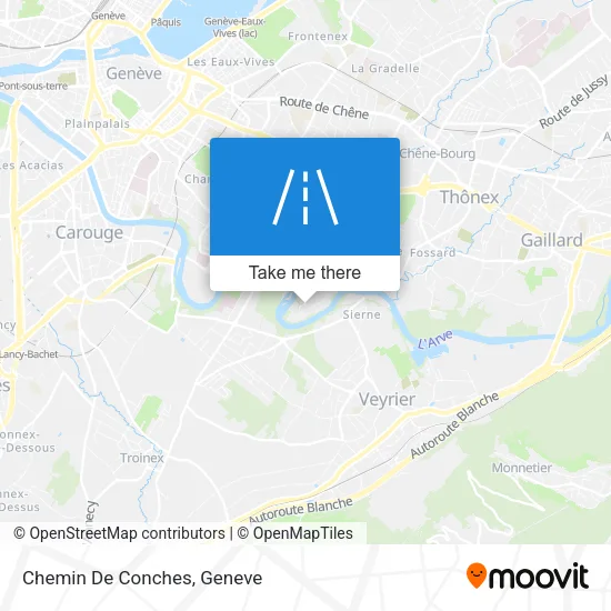 Chemin De Conches map