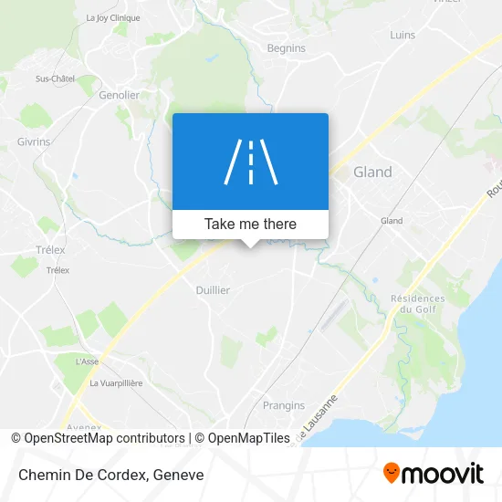 Chemin De Cordex map